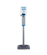 Painted Steel Free Standing Hand Sanitiser Dispenser